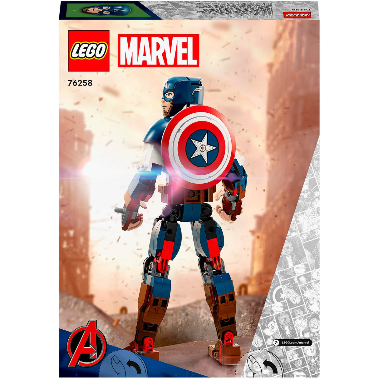 Lego Superhelden 76258 Captain America Baufigur