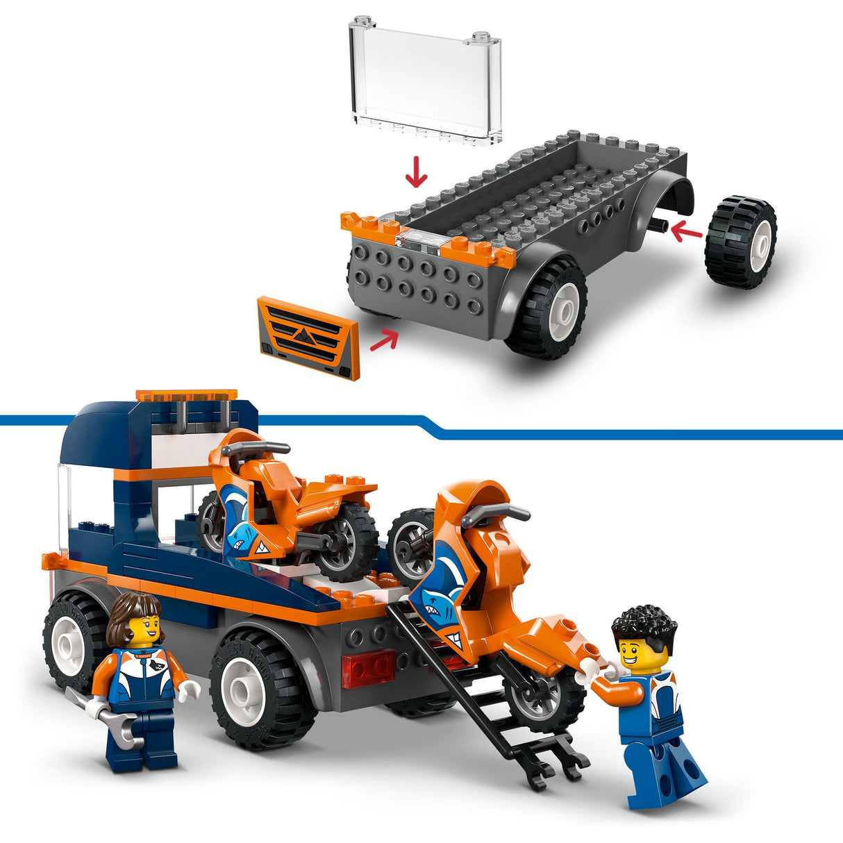 Lego City 60491 Motorradtransporter