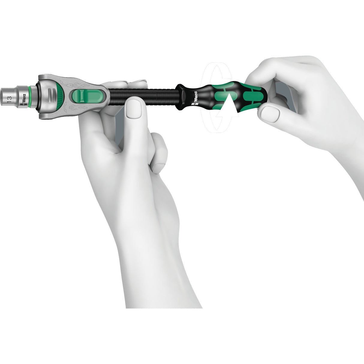 Wera 8100 SC 6 Zyklop Speed Rattels Set, 1 2 Laufwerk