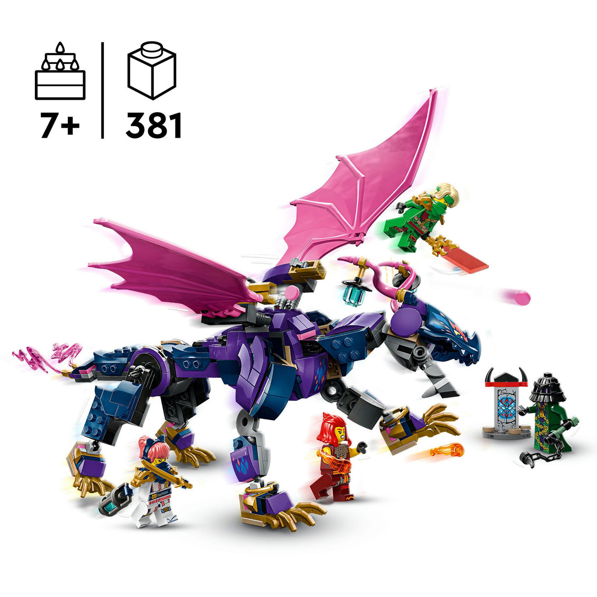Lego 71842 Ninjago Rontu, der Meisterdrache