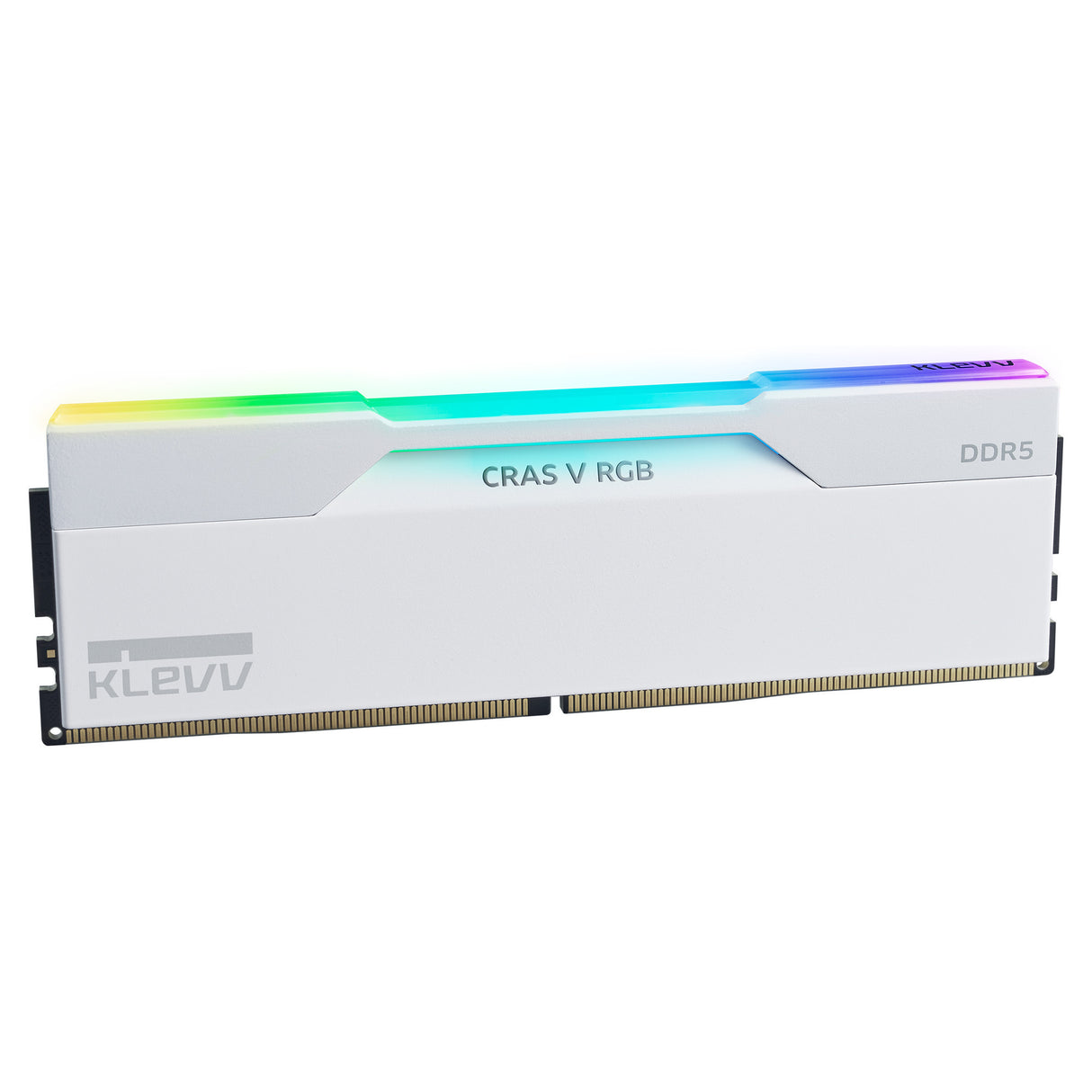 Klevv 32 gb ddr5-6000 (2x 16 gb) kit werkgeheugen (wit, kd5agu880-60a300j, cras v rgb, xmp 3.0, expo)