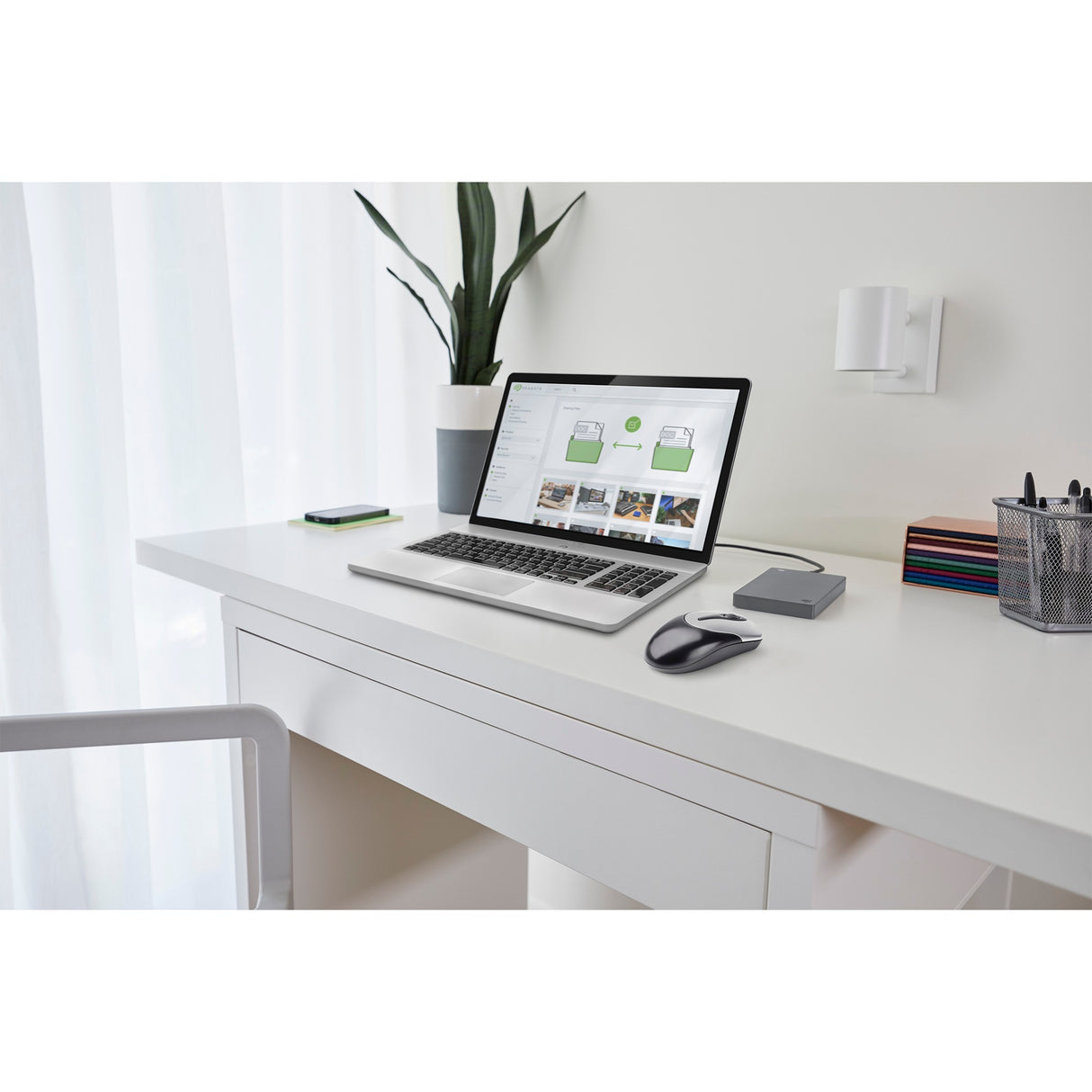 Seagate STJL1000400 Basic External Archiv HDD, 1 TB, USB 3.2 Gen 1 (3.1 Gen 1) Silber