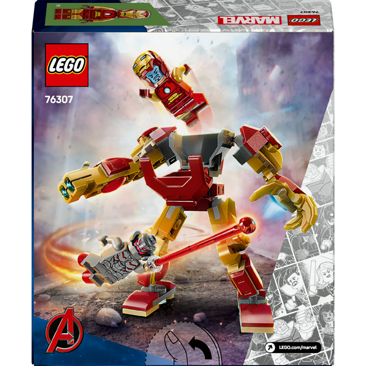 Lego Superhelden 76307 Iron Man Mech vs. Ultron