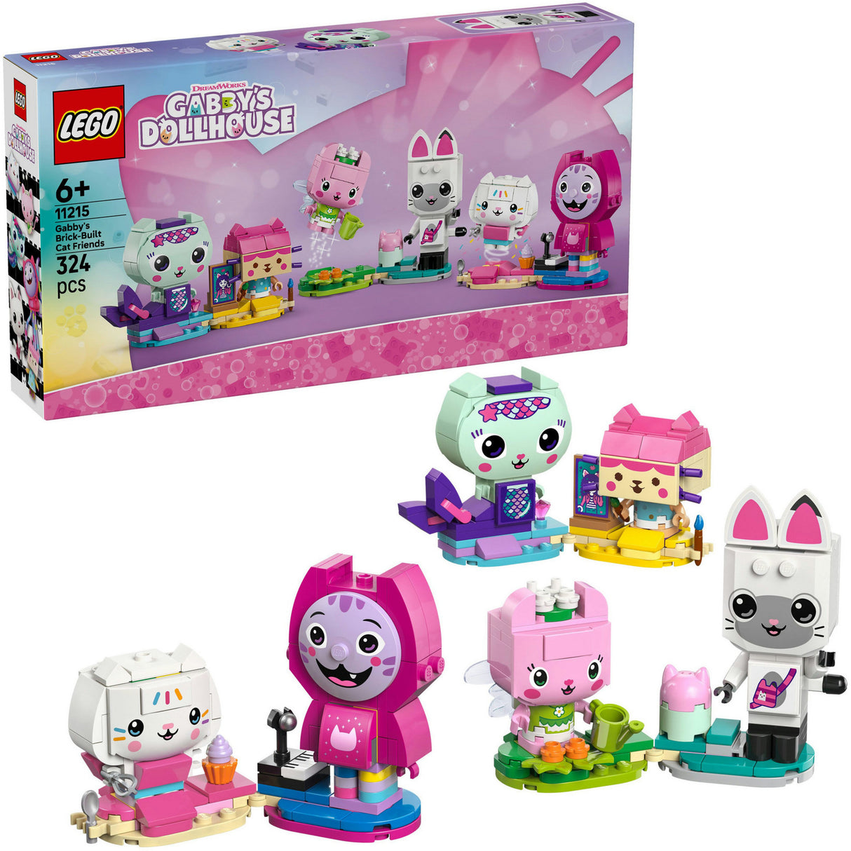 Lego Gabbys Puppenhaus 11215 Gabbys baubare Katzenfreunde