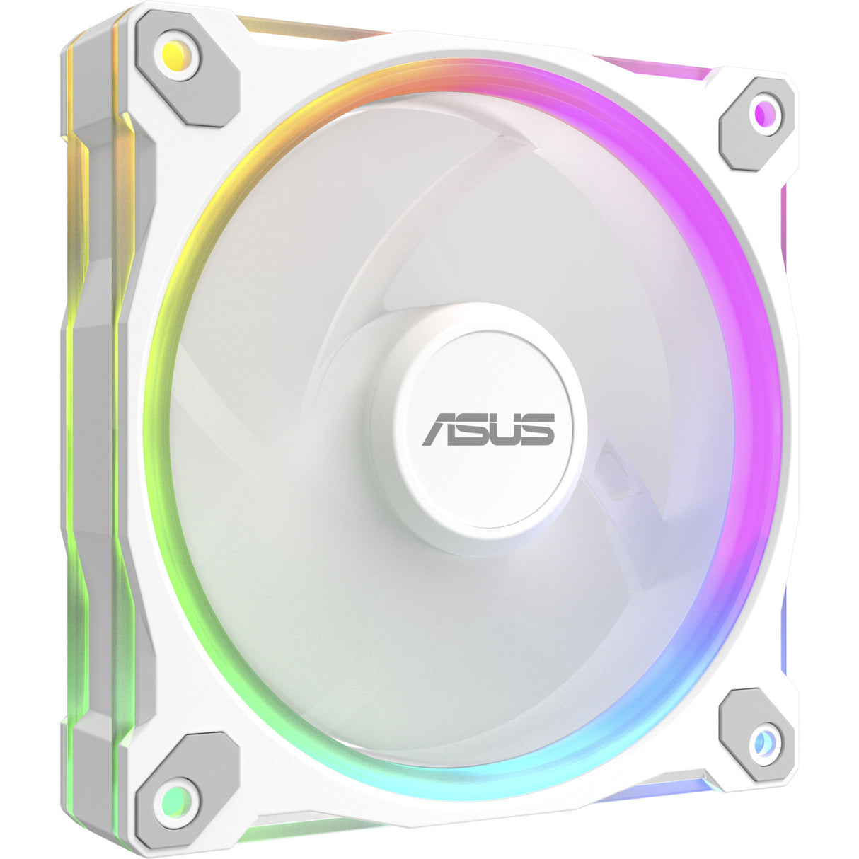 Asus Prime Mr120 ArGB Reverse Fan – Dreierpack Gehäuselüfter (weiß, 3 Stück, 120 x 120 x 28 mm, 3 Stück)