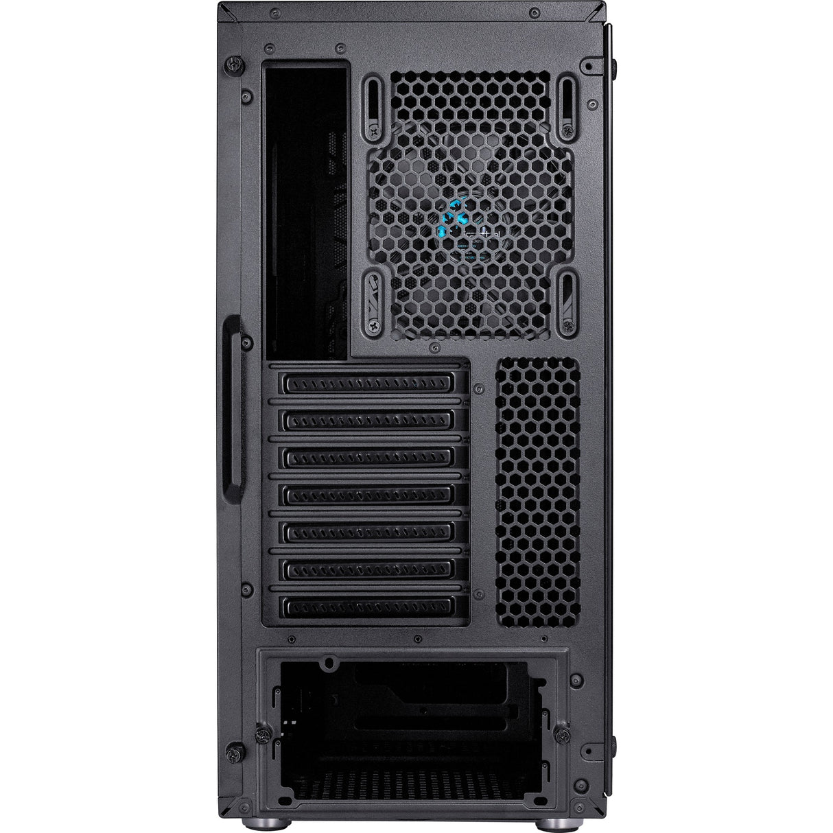Fraktales Design meshify c dunkle getemperte Glas