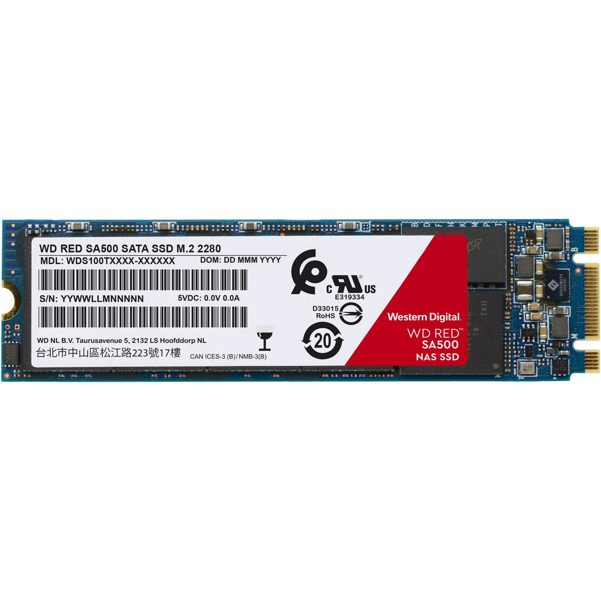 WD rot, 500 GB