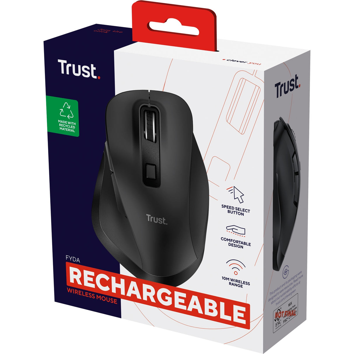 Trust Trust Fyda Wireless Maus