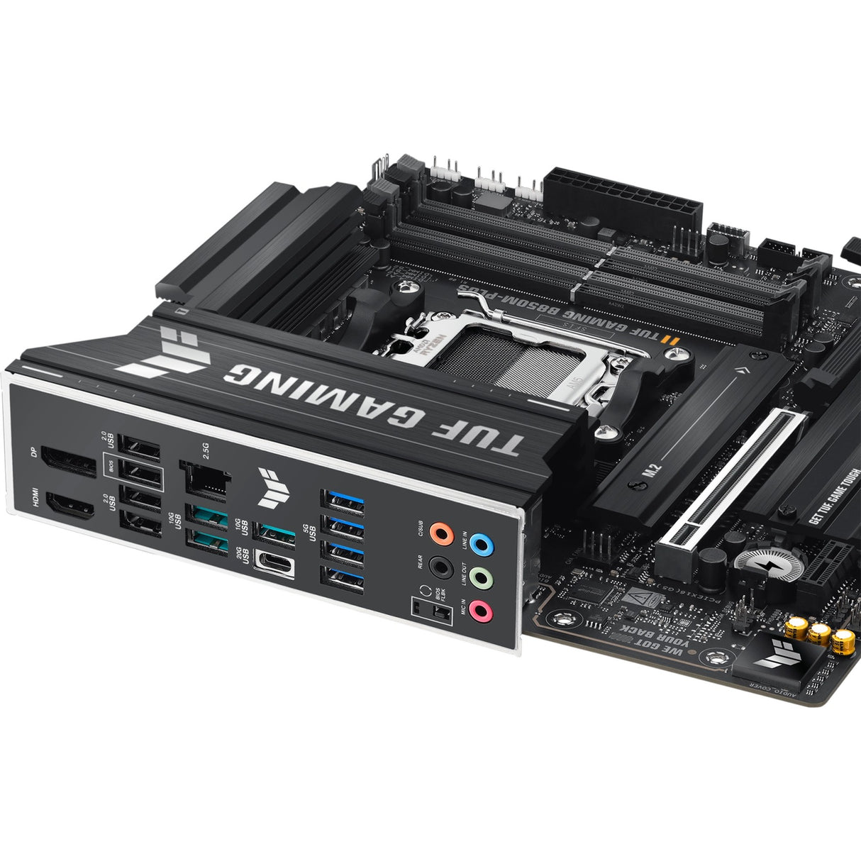 Asus TUF Gaming B850M-Plus Sockel AM5 Motherboard (2,5 GBE-LAN, Sound, µatx)