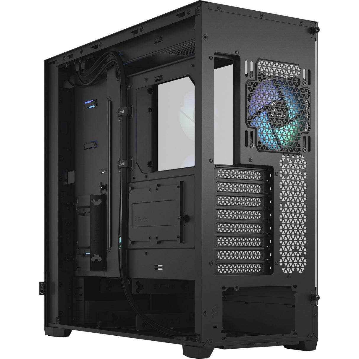 Fractal Design Pop XL Air RGB Big Tower Gehäuse (schwarz | 2x USB-A | RGB | gehärtetes Glas)