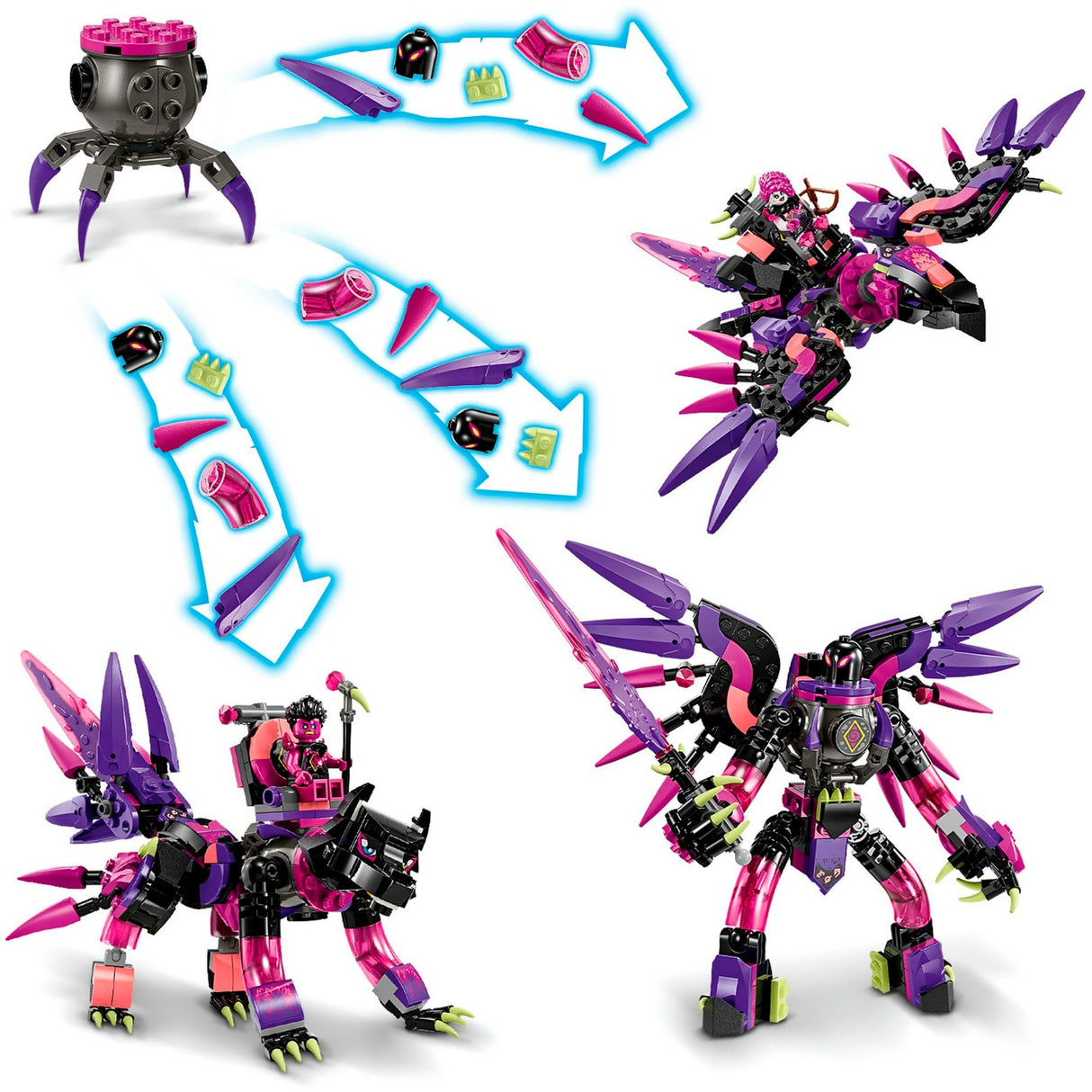 Lego Dreamzzz 71483 Die Albtraumkreaturen der Netherhexe
