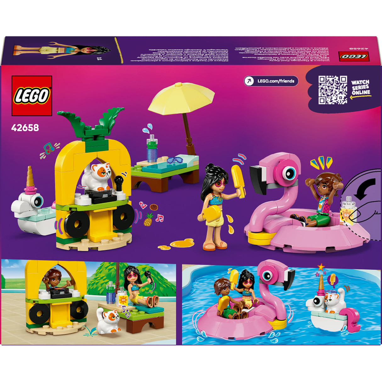 Lego Classic 42658 Poolparty mit Flamingo und Einhorn