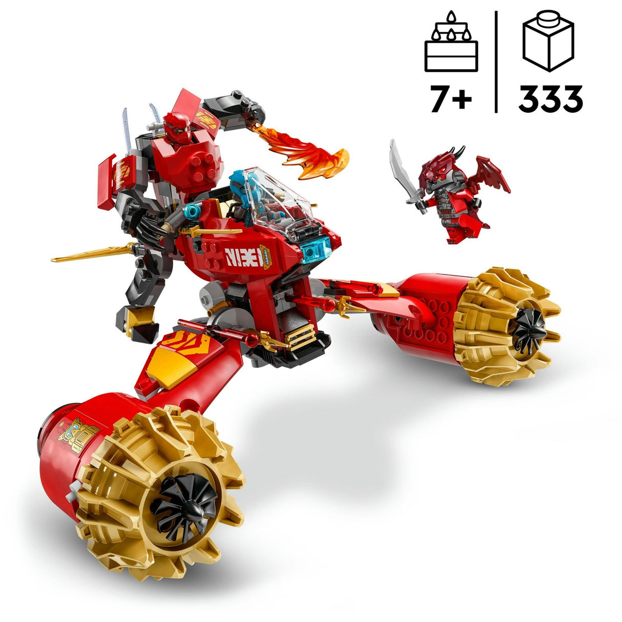 Lego Ninjago 71830 Kais Mecha-Sturmfahrzeug