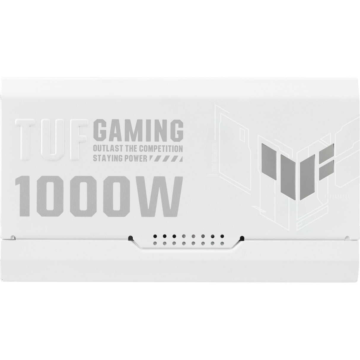 Asus TUF Gaming Gold White Edition modulares 1000-Watt-Netzteil (weiß, 1x 12V-2x6, 4x PCIe)