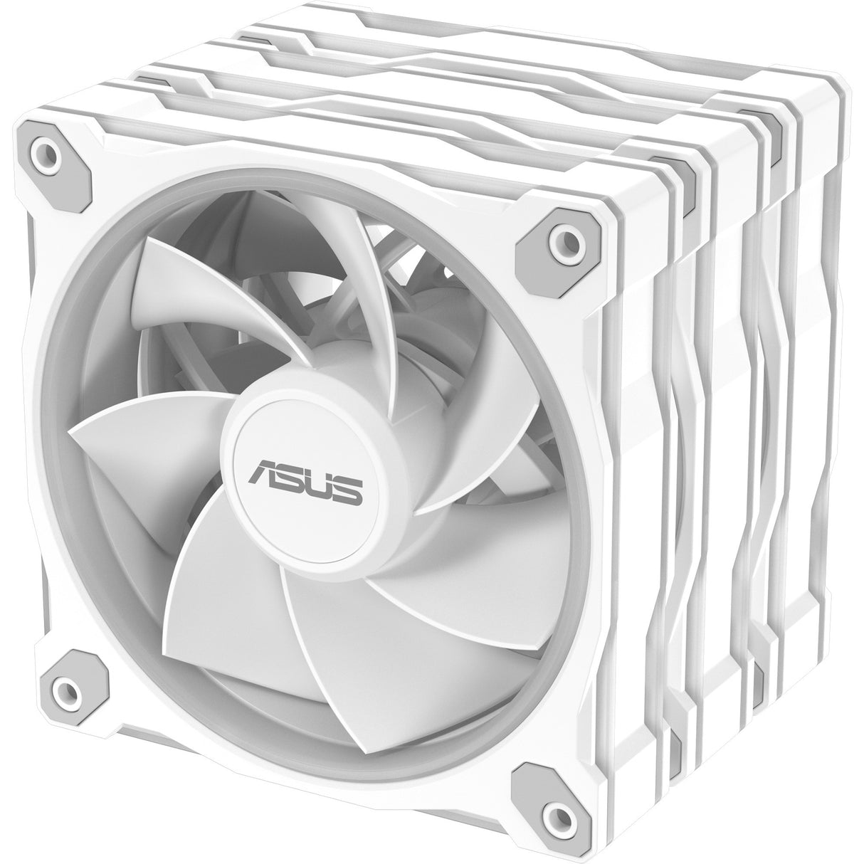 Asus Prime Mr120 ArGB Reverse Fan – Dreierpack Gehäuselüfter (weiß, 3 Stück, 120 x 120 x 28 mm, 3 Stück)