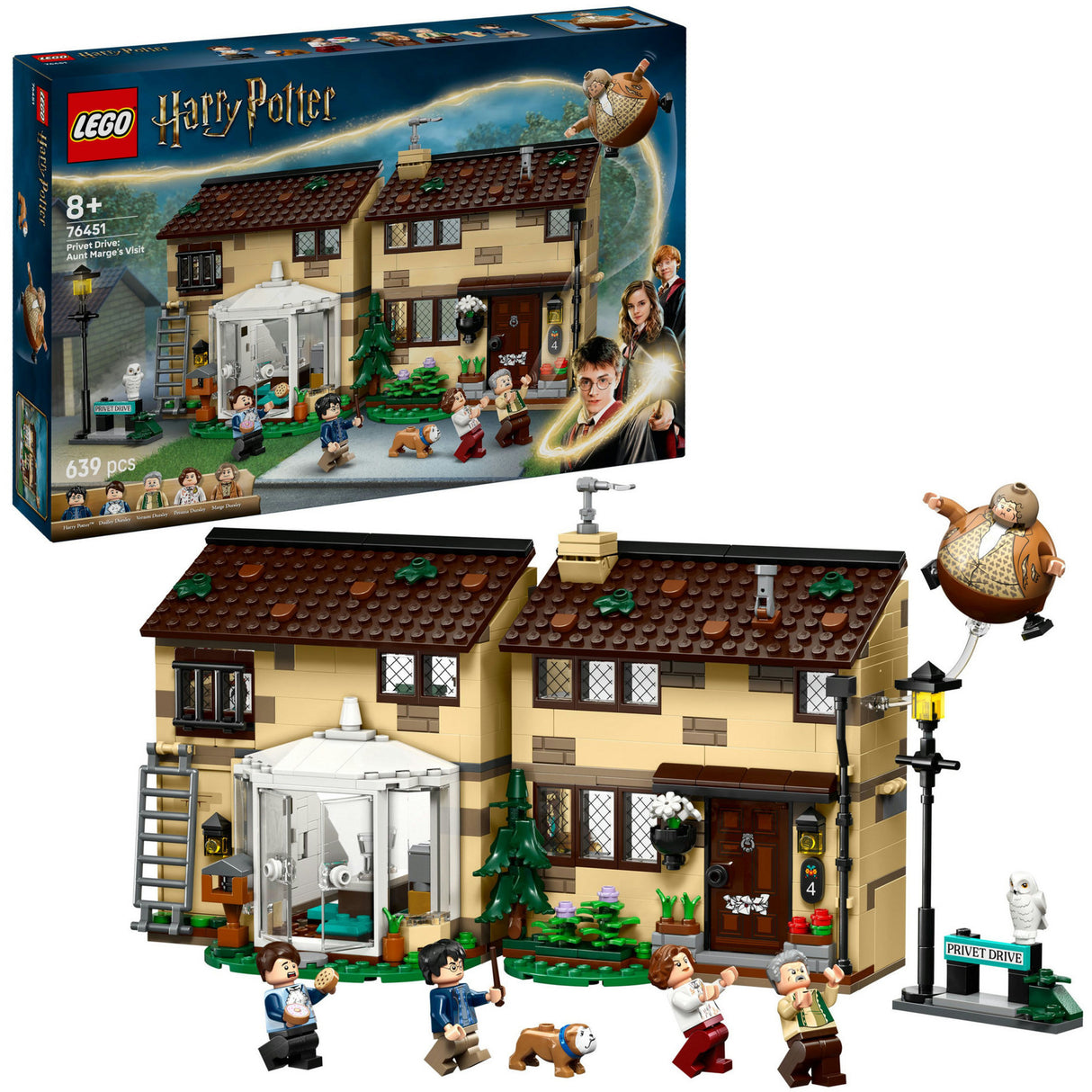 Lego Harry Potter 76451 Ligusterstraße Besuch von Tante Margot