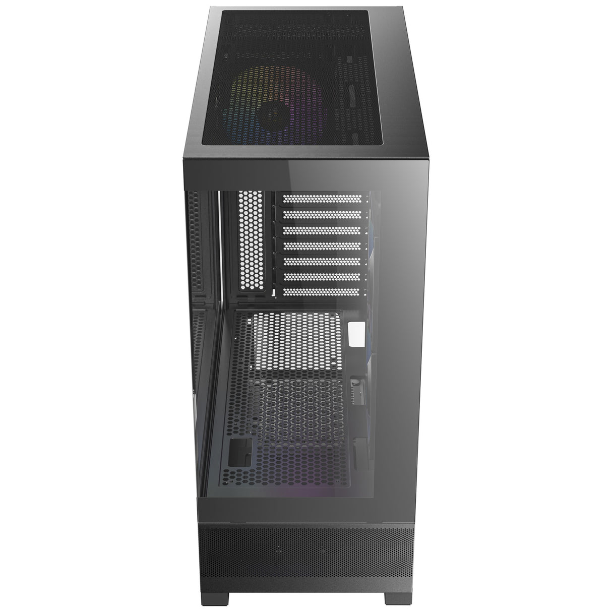 Antec cx700 argb Midi-Tower-Gehäuse (schwarz | 1x USB-A | 1x USB-C | gehärtetes Glas)