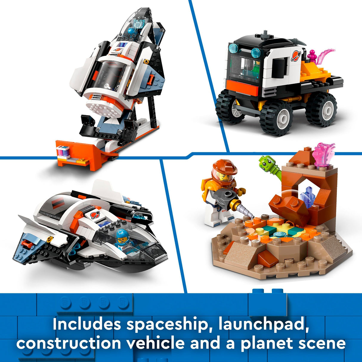 Lego Lego City 60434 Ruth Basis und Raketet Labrics Plattform