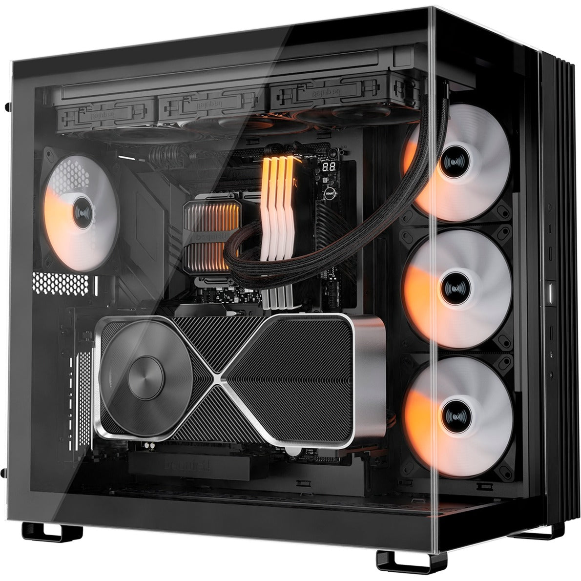 Ruhig sein! Silent Loop 3 360 Wasserkühlung (schwarz, 4-Pin-PWM)