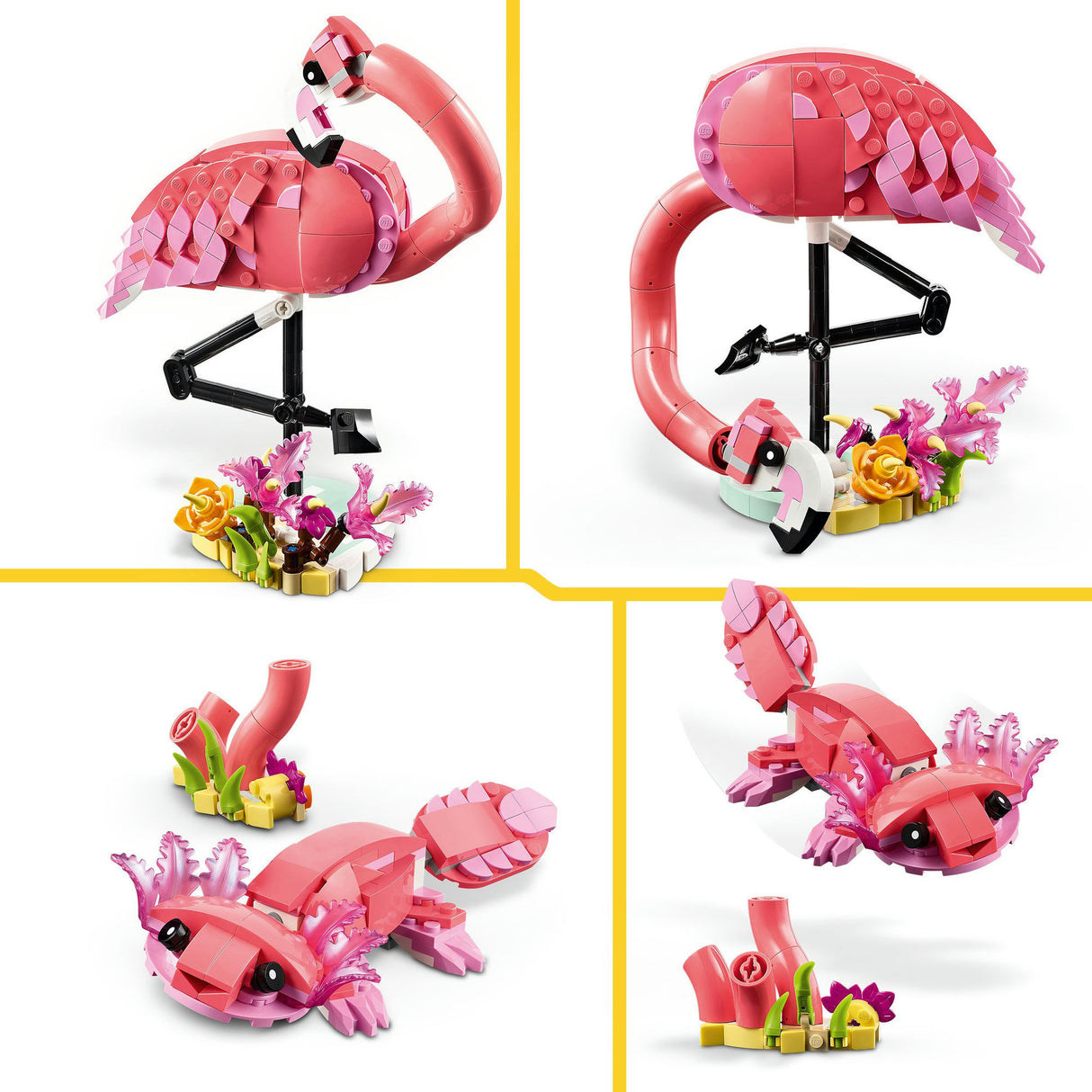 Lego Creator 31170 Wilde Tiere, rosa Flamingo