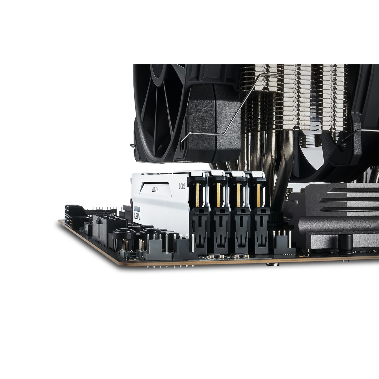Klevv 32 gb ddr5-6000 (2x 16 gb) kit werkgeheugen (wit, kd5agu880-60a300i, bolt v, xmp 3.0, expo)