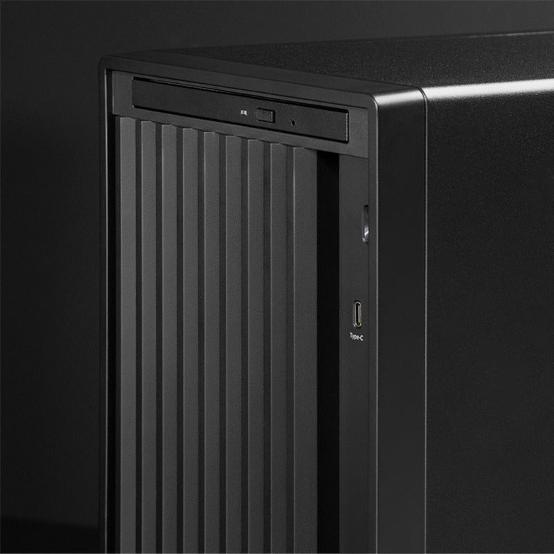Chieftec uni bs-20b-op Mini-Tower-Gehäuse (schwarz | 3x USB-A | 1x USB-C)