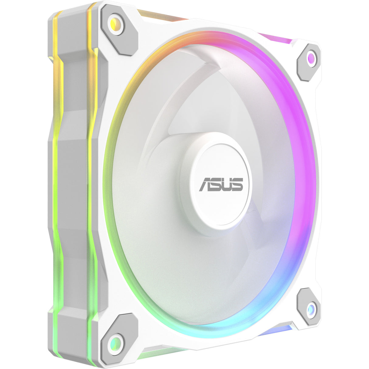 Asus Prime Mr120 ArGB Reverse Fan – Dreierpack Gehäuselüfter (weiß, 3 Stück, 120 x 120 x 28 mm, 3 Stück)
