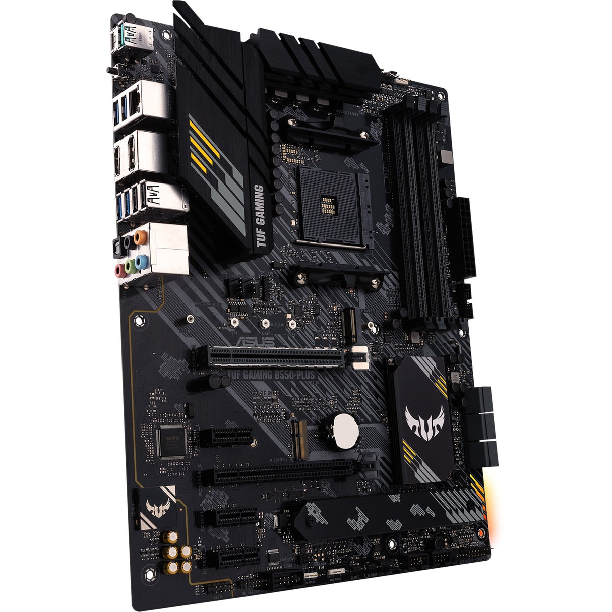 Asus TUF Gaming B550-Plus Sockel AM4 Motherboard (schwarz, Raid, 2,5 GB-LAN, Sound, ATX)