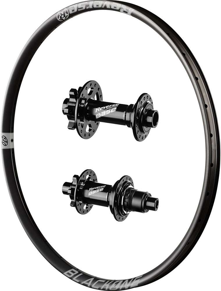 Reverse Components schwarzer 27,5 Boost Tubeless-Laufradsatz