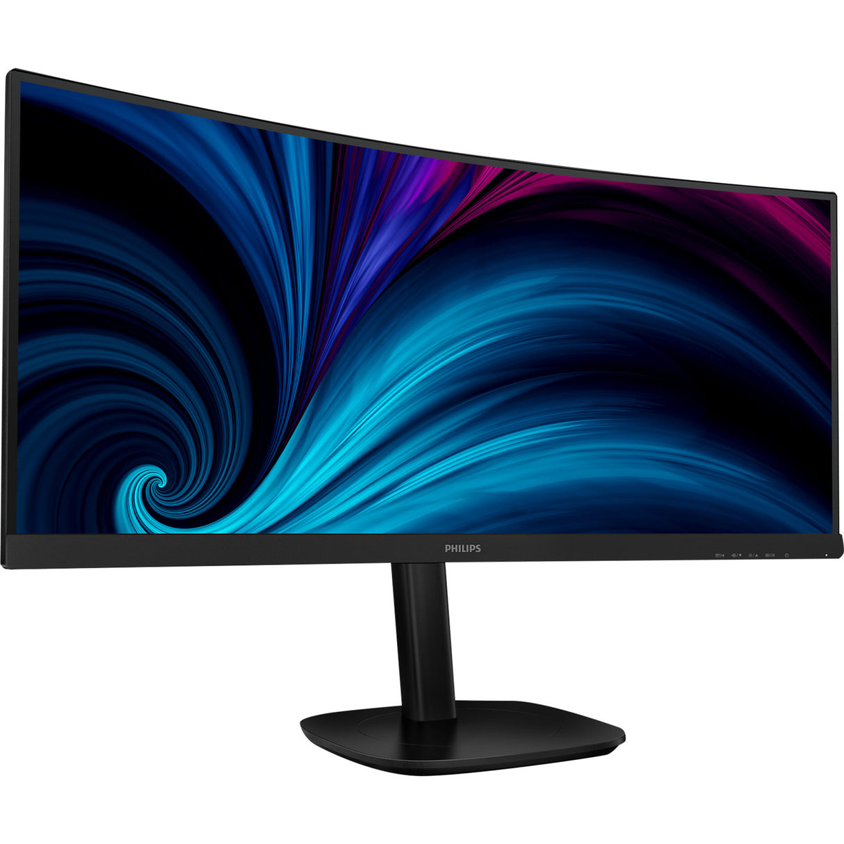 Philips 34b2u3600c 34 gebogener Ultrawide-Monitor (schwarz, HDMI, Display-Port, 4x USB-A, USB-B, USB-C, RJ-45)