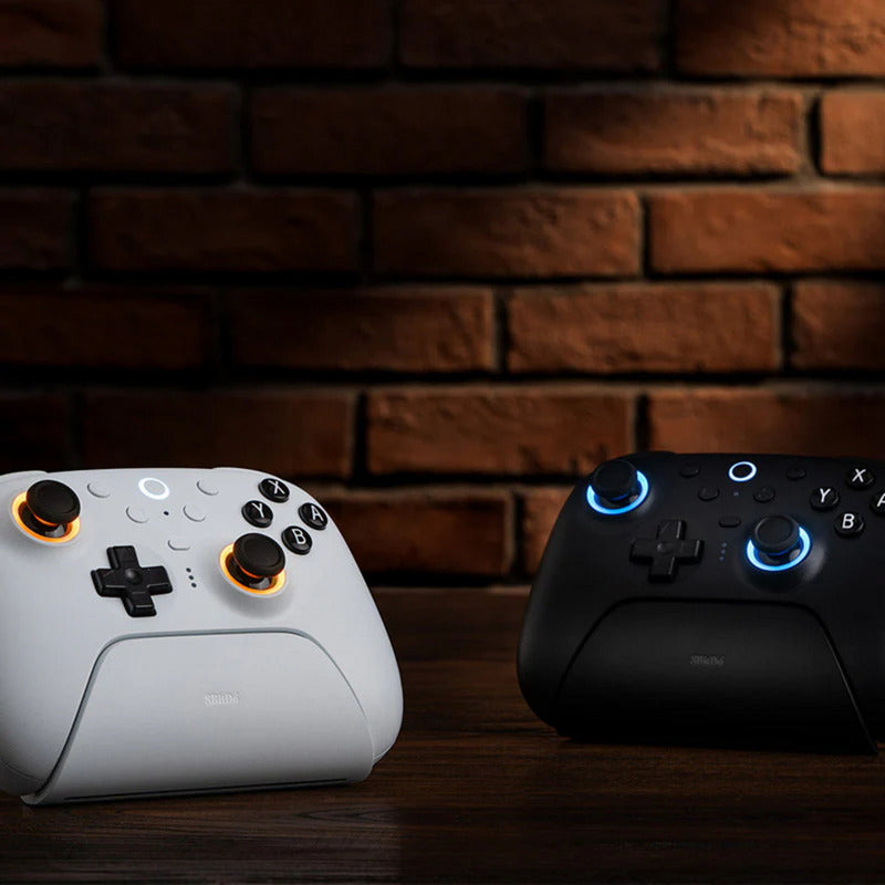 8bitdo Ultimate 2 Bluetooth-Controller (weiß, PC, Switch 2, Bluetooth USB-C 2,4 GHz)