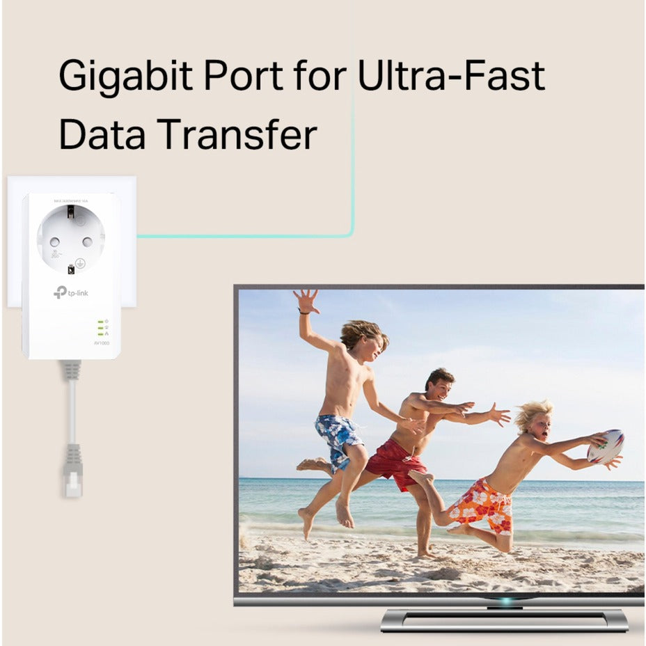 TP-Link TP-Link TL-PA7017P Kit AV1000 Gigabit Powerline Starterkit