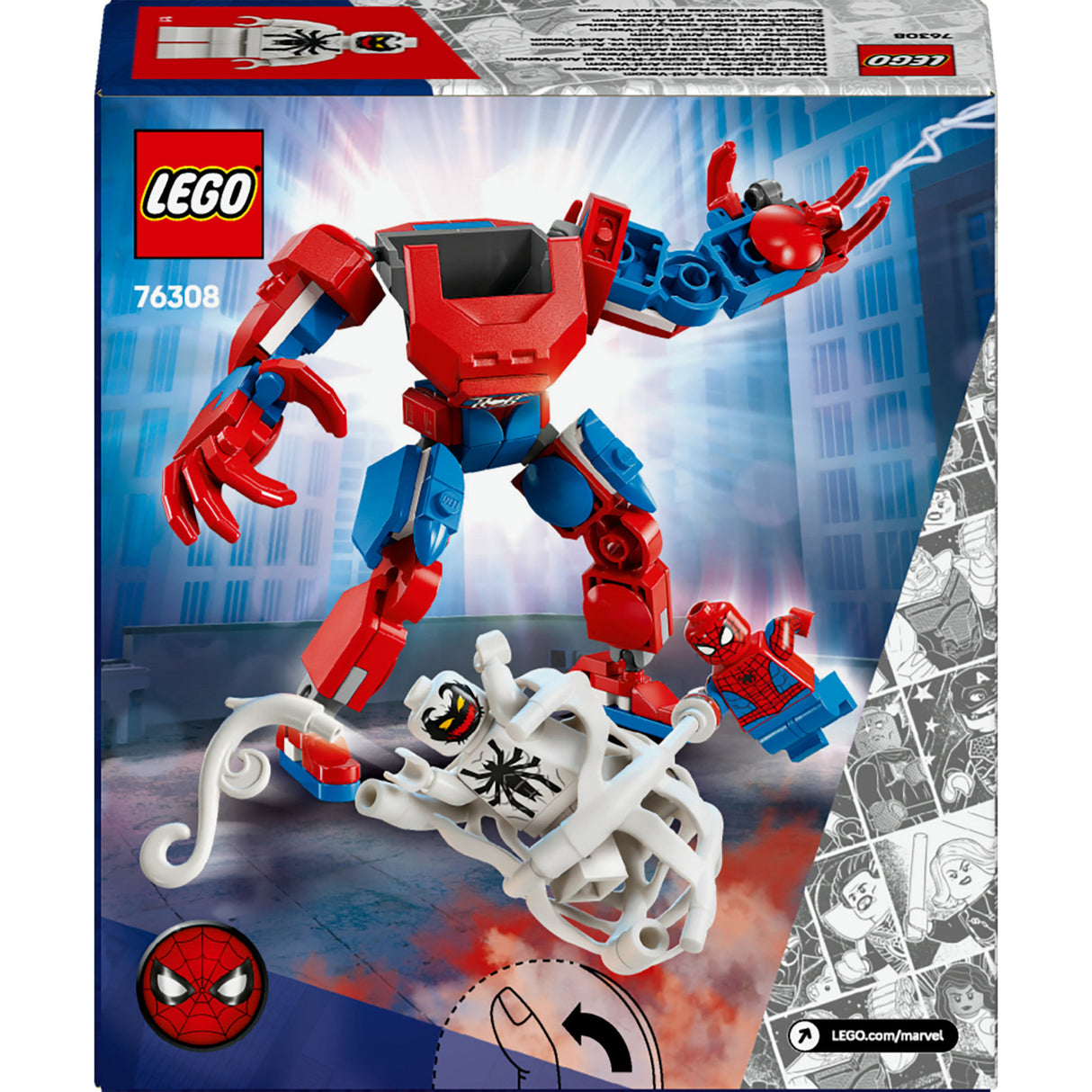 Lego Superhelden 76308 Spider-Man Mech vs. Anti-Venom
