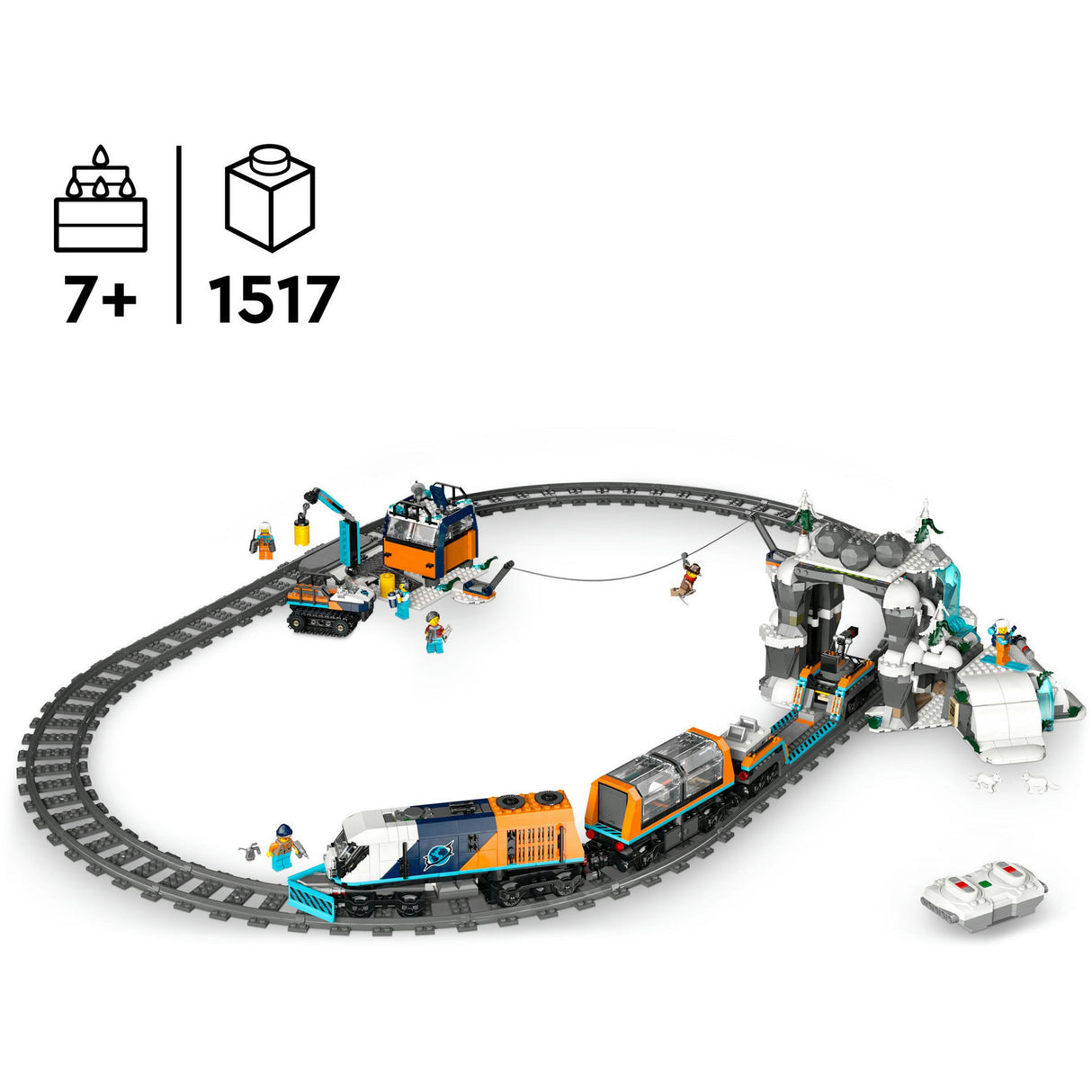 Lego 60470 City Trains Forschungszug am Nordpol