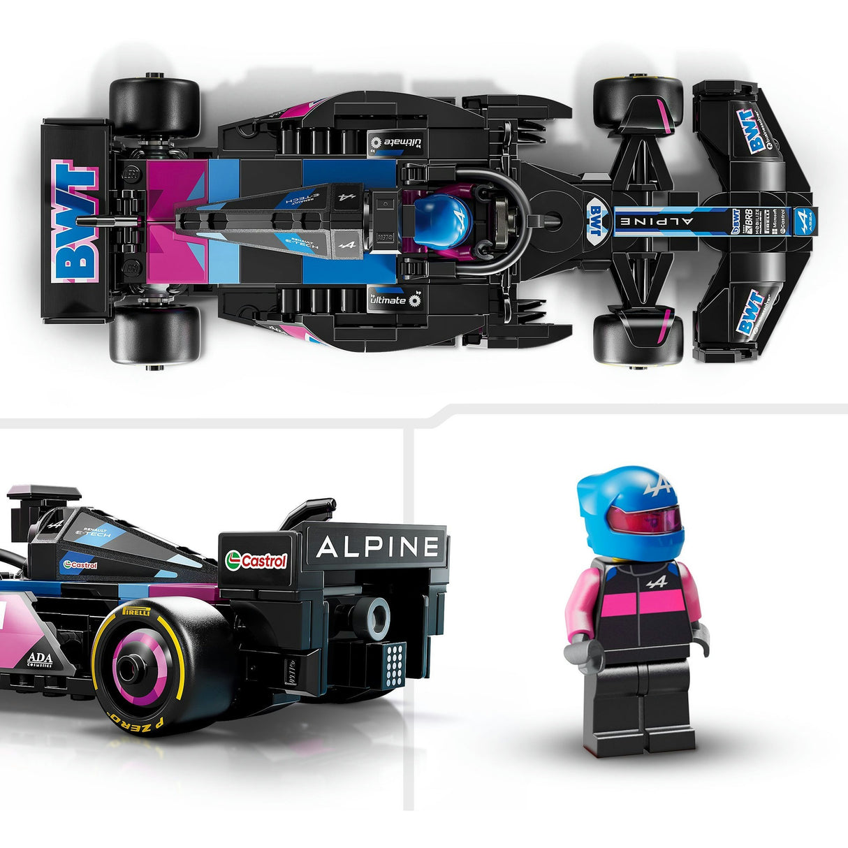 Lego Speed Champions 77248 BWT Alpine F1 Team A524 Rennwagen