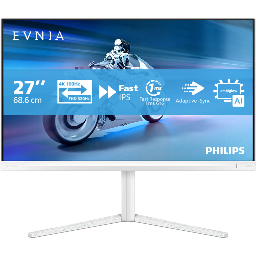 Philips Evnia 27m2n5901a 27 4k UHD Gaming-Monitor (weiß, 2x HDMI, Display-Port, 2x USB-A, USB-B, USB-C, 160 Hz 320 Hz)