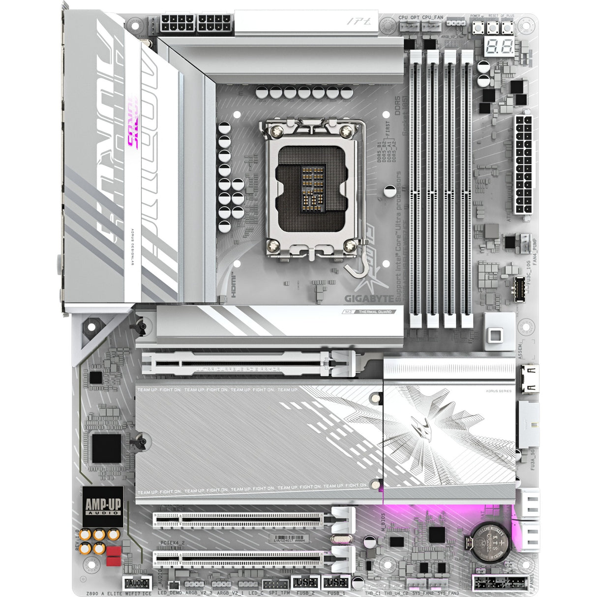 Gigabyte Z890 A Elite WF7 Ice, ATX, LGA1851, Intel® Core™ Ultra, 4x DDR5, 2,5 GBE, Wi-Fi 7, USB4