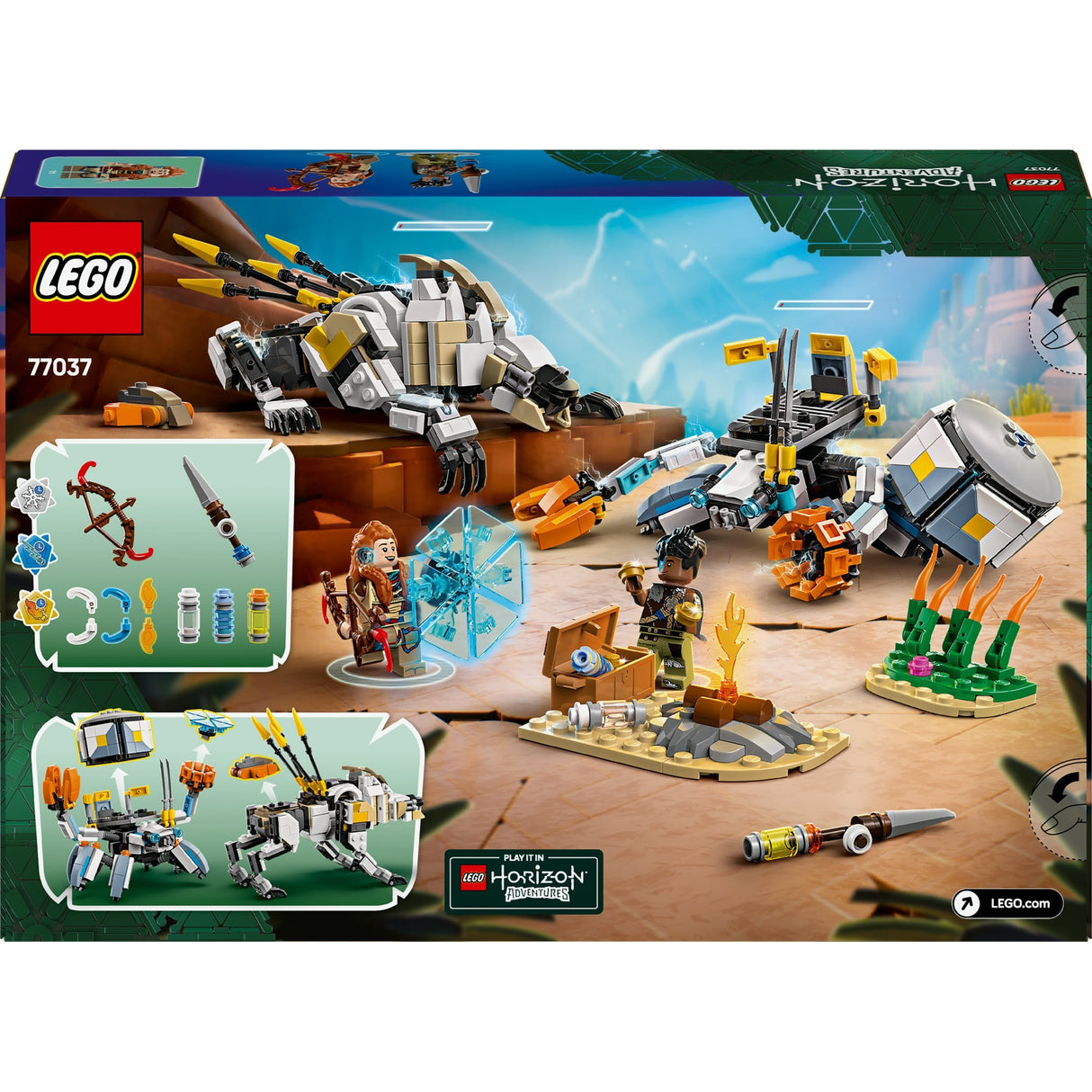Lego Horizon 77037 Aloy und Varl vs. Shell Walker und Sawtooth