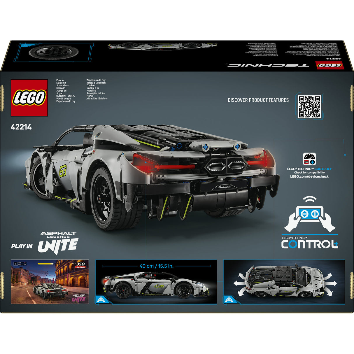 Lego Technic 42214 Lamborghini Revuelto Supersportwagen