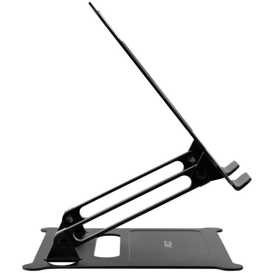 Act Connectivity Laptopständer, Aluminium, klappbar, stufenlos höhenverstellbar (schwarz)