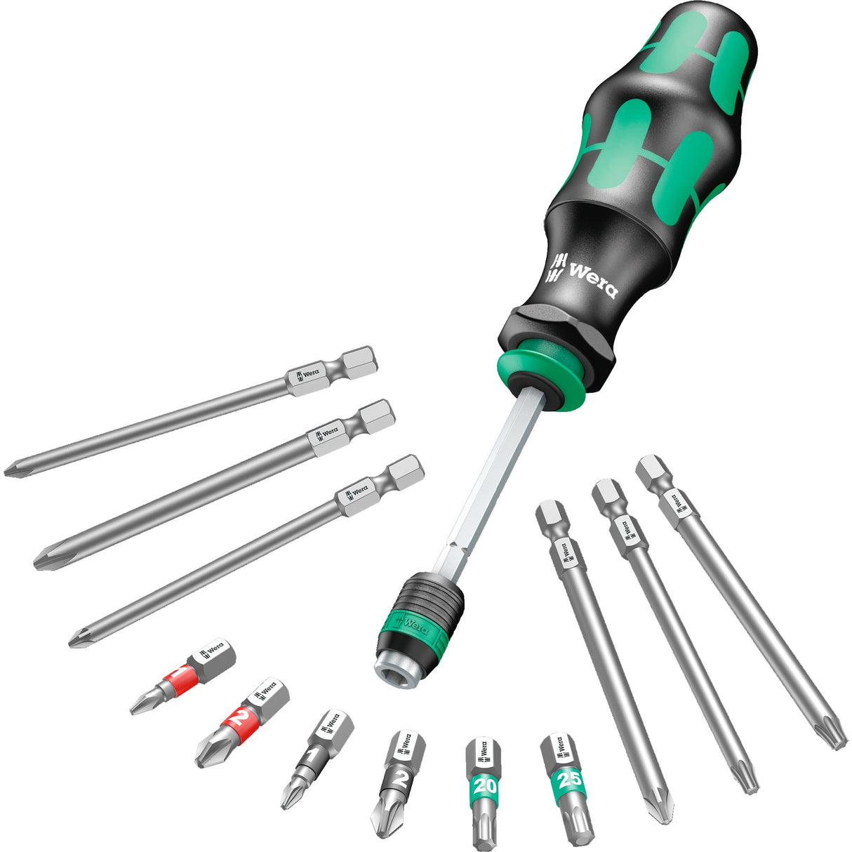 Wera Kraftform Compact 20 Schraubendreher-Set Schraubendreher-Set Kraftform Compact 20