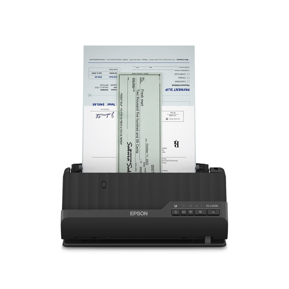 Epson ES-C320W kompakter A4-Dokumentenscanner mit WLAN-Verbindung