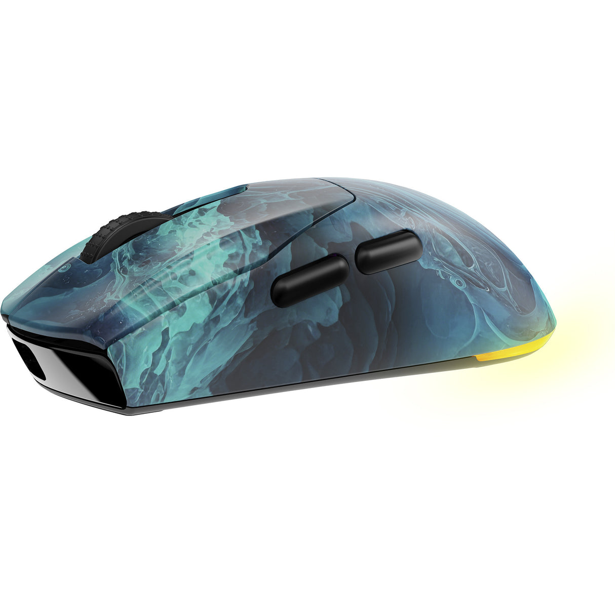 Sharkoon SGM25W Gaming-Maus (Türkisblau, 12.000 dpi, RGB-LEDs)
