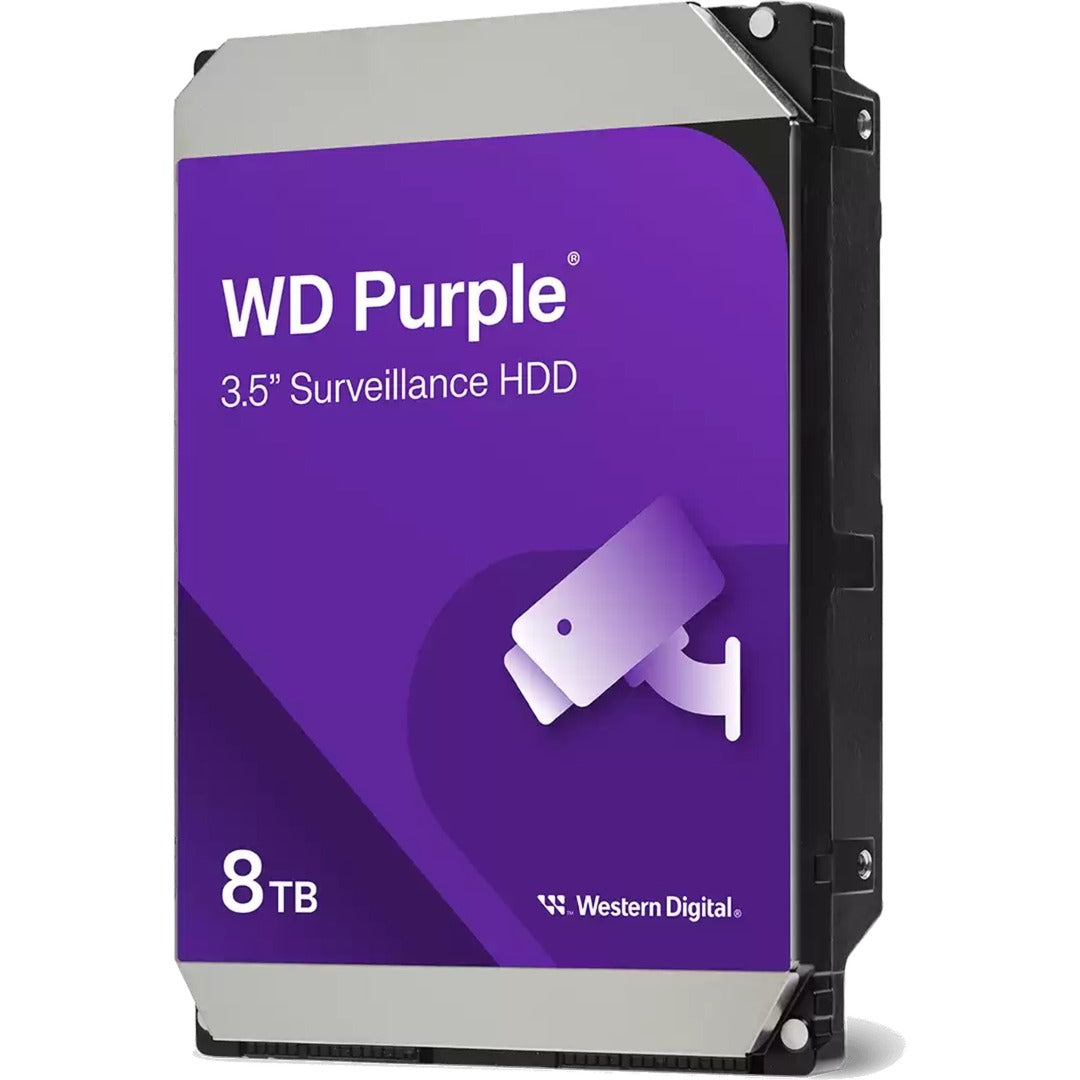 Western Digital WD85Purz Purple Surveillance HD, 8 TB, 3,5, SATA3, 7200 U / min, 256 MB