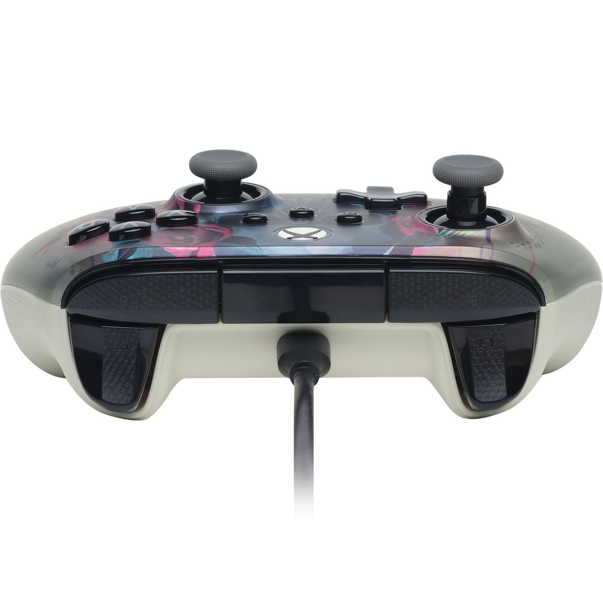 Powera Advantage Plus kabelgebundener Controller für Xbox Series X|s – Bloom Gloom (Silber, Xbox Series X|s, Xbox One, PC)