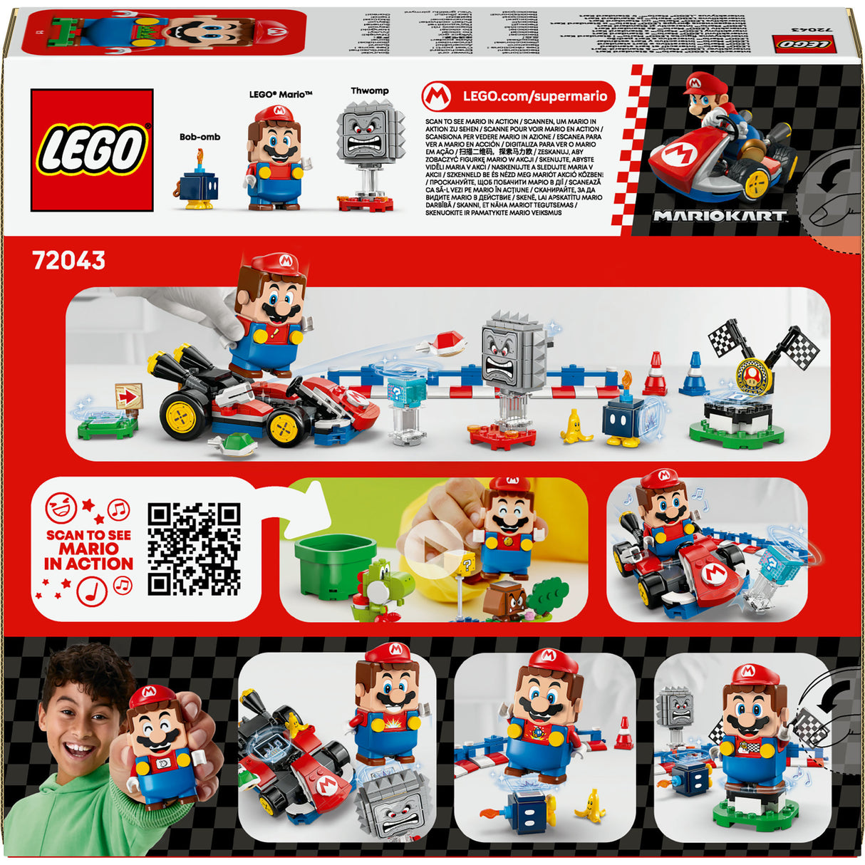 Lego Super Mario 72043 Mario und Standard-Kart