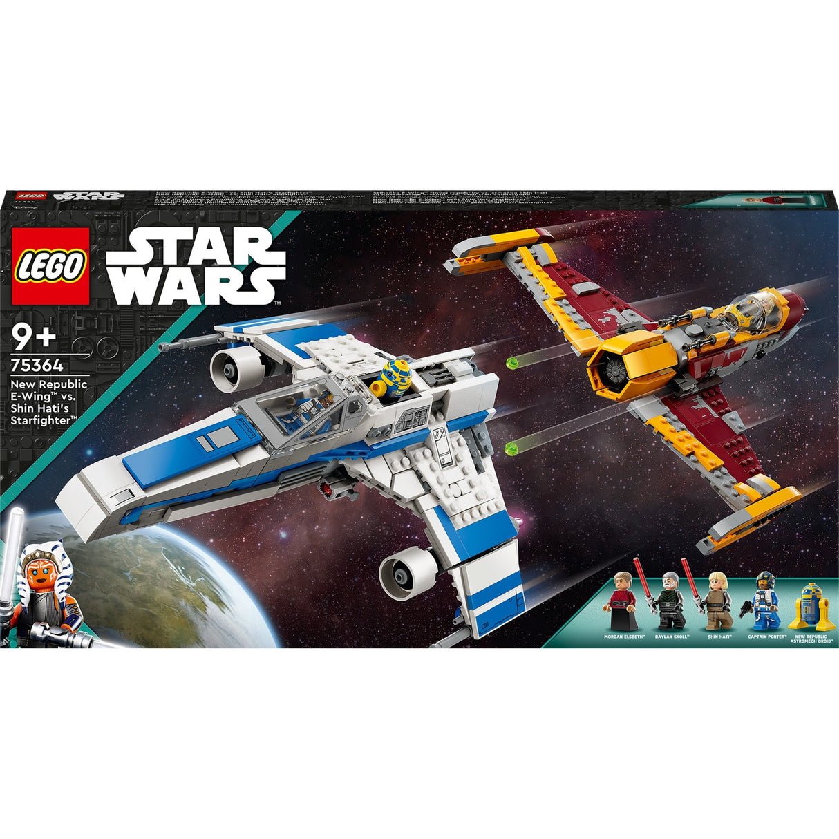 Lego Star Wars – New Republic E-Wing vs. Shin Hatis Starfighter Konstruktionsspielzeug (75364)