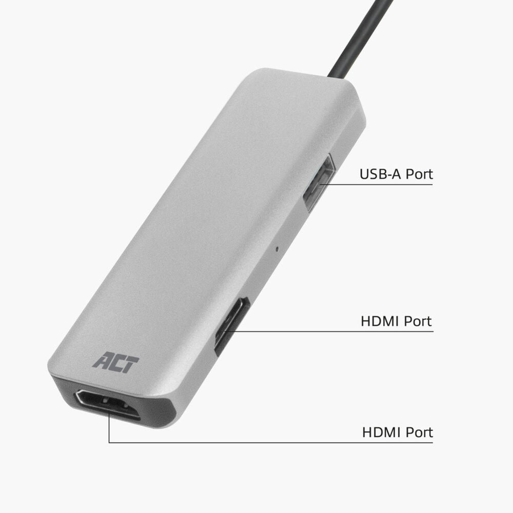 Act Connectivity USB-C 4K Multiport-Adapter für 2 HDMI-Bildschirme, u. a