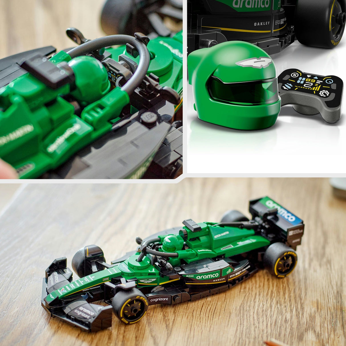 Lego 77245 Speed Champions Aston Martin Aramco F1 AMR24 Rennwagen