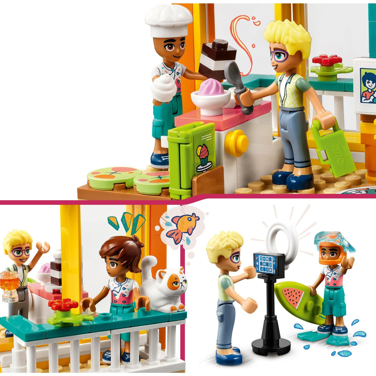 Lego Friends – Leos Zimmer-Bauspielzeug (41754)